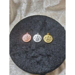 Mary Kay Set Of 3  Star Medals In Rose Gold Silver & Gold Charms